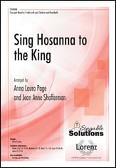 Sing Hosanna to the King Two-Part Mixed choral sheet music cover